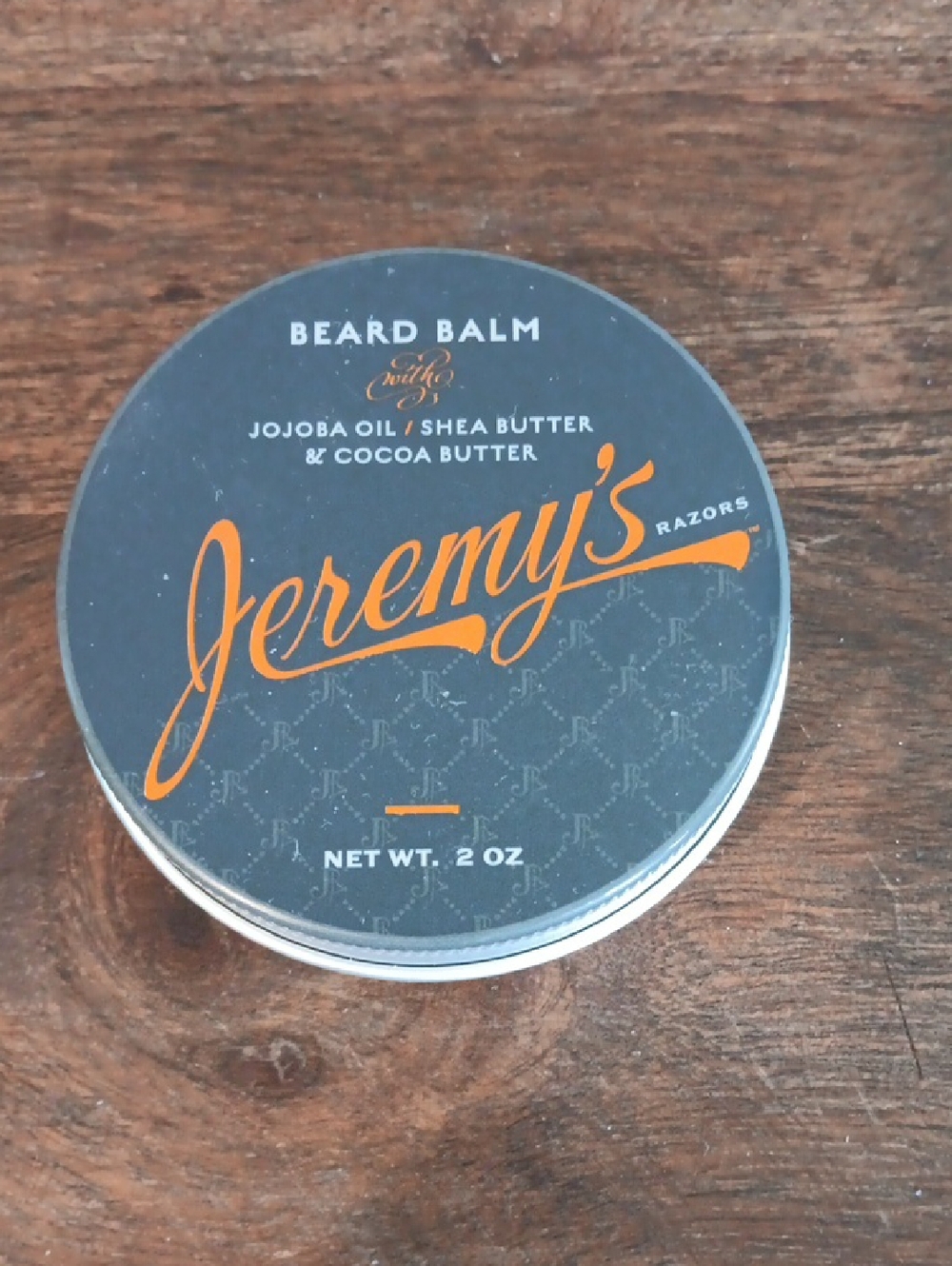 Jeremys Beard Balm - Jojoba Oil, Shea Butter & Cocoa Butter 2OZ